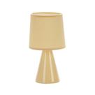 Luminária Abajur Taschibra Pottery 25cm E27 Bivolt Bege