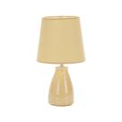 Luminária Abajur Taschibra Pottery 37cm E27 Bivolt Bege
