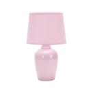Luminária Abajur Taschibra Pottery 37cm E27 Bivolt Rosa