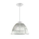 Luminária Acrílica 16" com Pendente Cristal - Opl Luminária Acrílica 16" com Pendente Cristal - Opl