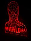 Luminária Acrílico Personalizada - Homem Aranha