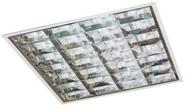Luminaria aletada sobrepor 4x9w