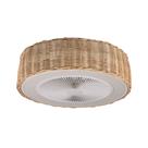 Luminária aliseu rattan bivolt