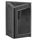 Luminária Arandela de Parede Triangular Preta Termoplástico Smart Dital Varanda Fachada Luminária Arandela de Parede Triangular Preta Termoplástico Smart Dital Varanda Fachada