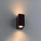 Luminária Arandela Dots Square (l)7,2cm (c)9,5cm (a)15cm 2xgu10 Mr16 Max 50w Ip65