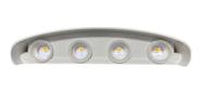 Luminaria Arandela Em Led Meia Lua 8w Bivolt - EMBULED