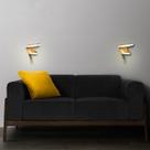 Luminária Arandela Fluire (l)30cm (c)20cm (a)40cm 1xled Integrado 12w 3000k 720lm Ip20
