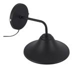 Luminária Arandela Industrial Preta Fosco 1 Lamp. - Juni