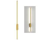 Luminaria Arandela LED 3 em 1 Perfil Slim Luz Indireta Parede Quarto Sala Recepçao Iluminaçao Ambiente Decoraçao Minimalista Residencial Comercial