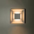 Luminária Arandela LED Quadrada 110V 18,5x18,5cm Fiore Branco Irmãos Decoração