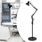 Luminária Articulada Abajur pedestal Chão Metal Lustre Coluna 1,90m
