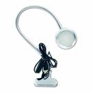 Luminária articulada de mesa com clip