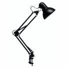 Luminária articulada de mesa com gancho