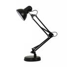 Luminária Articulada Mesa Articulável Suporte Garra PRETO