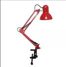 Luminaria Articulável Com Garra Pixar Vermelho E27 Luminatti 110V/220V