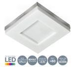 Luminária Asturias Led 9w 6500k Branco 18x18 Tualux