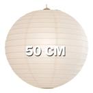 Luminária Balão de Papel Oriental Japonesa Chinesa Branca 50cm Decoração Bar Festa