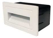 Luminária Balizador Led Embutir Parede Escada Retangular