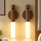 Luminária Bastão LED Recarregável com Sensor Movimento Luz Noturna Decorativa Magnética USB para Quarto Corredor Escada Cozinha Parede Design Moderno