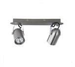 Luminária Bella Iluminação Spot Duplo 2 Lamp. Gu10-escovado Luminária Bella Iluminação Spot Duplo 2 Lamp. Gu10-escovado