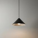 Luminária Bella Pendente Prato Chinês Preto Ref:HO189W