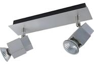 Luminária Bella Spot 2 Lamp. Gu10 - Aço Escovado Ref:SO5787-2