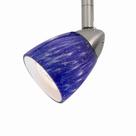Luminária Benzara 50W Track Silver Blue Glass