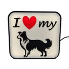 Luminária Border Collie Pet Cachorro Led Abajur Mesa 3D com Fonte Luminária Border Collie Pet Cachorro Led Abajur Mesa 3D com Fonte