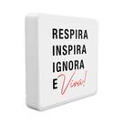 Luminária Box Slim Respira Ignora e Viva USB