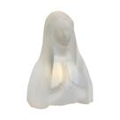 Luminária Busto Nossa Senhora Bivolt Decoração Oratório Branca