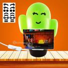 Luminária Cactos Vaso porta retrato Para Decorar e Iluminar Lâmpada Cor Branca 10010181