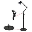 Luminária Chão Articulada Abajur pedestal Metal Lustre Coluna 1,90m