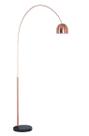 Luminária Chão Piso Arco Base Mármore Ajustável 170cm Tam. P 801s
