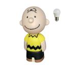 Luminária Charlie Brown 3D Snoopy Peanuts com Lâmpada LED