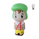 Luminária Chaves com Lâmpada LED Boneco 3D Geek Nerd Retrô
