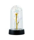 Luminária Cilíndrica Rosa Prateada Lilás Confete Prateado 15cm