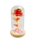 Luminária Cilíndrica Rosa Vermelha ou Branca 22cm