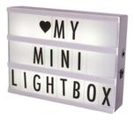 Luminária Cinema Light Box Led A4 + 96 Letras Números Ícones