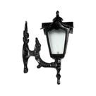Luminária Colonial Madri Menor Com Braço Em Alumínio 45Cm