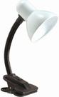 Luminaria Com Garra De Mesa Articulavel Escritorio Presilha Sala Trabalho Abajur Branco