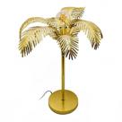 Luminaria Coqueiro Metal Dourado Fino Acabamento