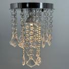 Luminária Cristal Acrílico Design Luxuoso Alto Brilho