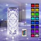 Luminária Cristal recarregável lâmpada de mesa Acrílica Design Moderno e Sofisticado