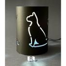 Luminária de Aço 10x14 Preto Lixa 127/220 Gato