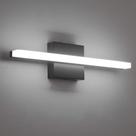Luminária de banheiro Combuh LED 40cm 9W preta IP44 6000K