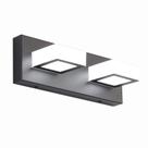 Luminária de banheiro Ralbay 2 Lights Black 32x11x12cm 16W 85-265V