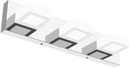 Luminária de banheiro Ralbay 3 luzes em aço inoxidável 50cm 110V