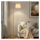 Luminária de chão AIDENOEY 157cm Dimmable Linen Shade 9W LED