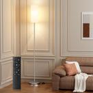 Luminária de chão Ambimall 168cm Dimmable Remote 9W branca