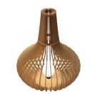 Luminária De Chão Boituva Mdf Luminária MDF Cru